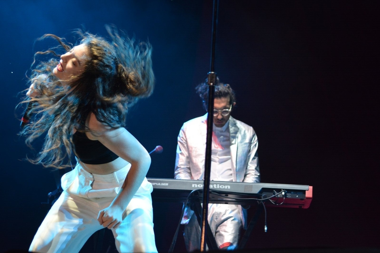 5.abr.2014 - Lorde se apresenta no Lollapalooza 2014 no Autódromo de Interlagos, em São Paulo - Caio Duran/AgNews