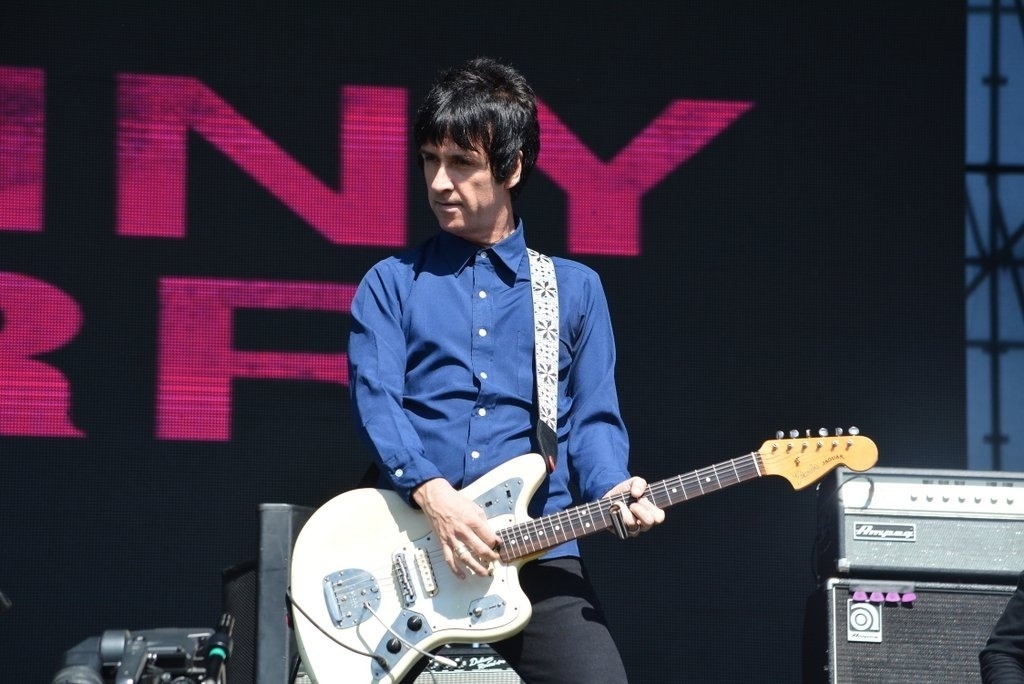 6.abr.2014 - Johnny Marr se apresenta no segundo dia do Lollapalooza 2014, em São Paulo - Caio Duran/AgNews
