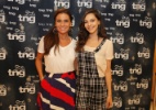 Giovanna Antonelli e Tainá Muller fazem prova de roupa para desfile - AgNews