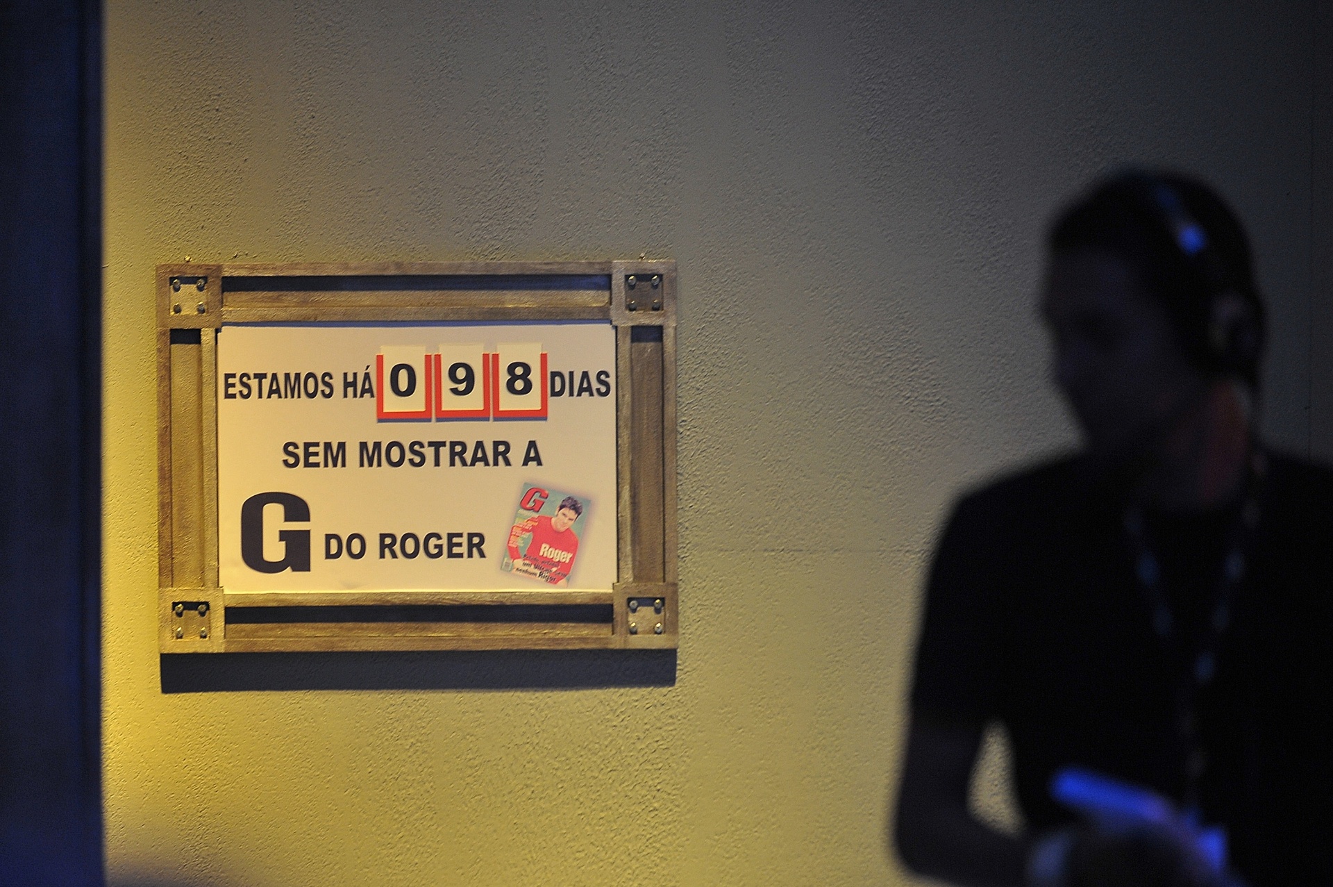 Bastidores do programa "The Noite" de Danilo Gentili no SBT - Reinaldo Canato/UOL