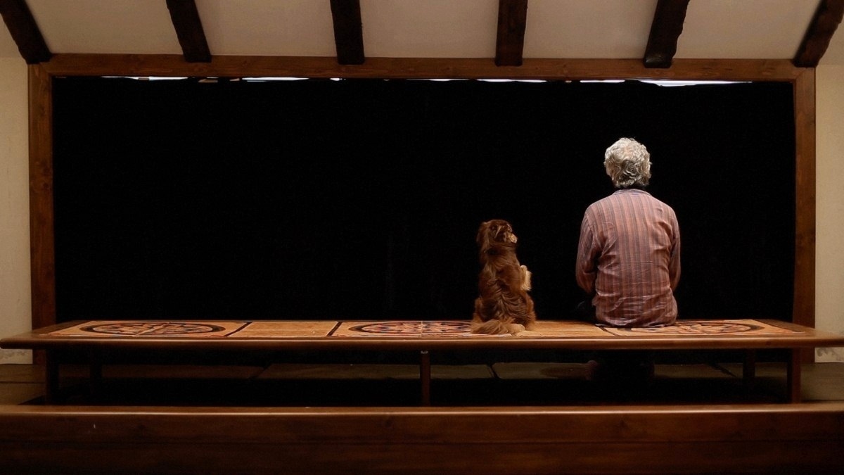 Cena do filme "Cortinas Fechadas", de Jafar Panahi - Divulgação