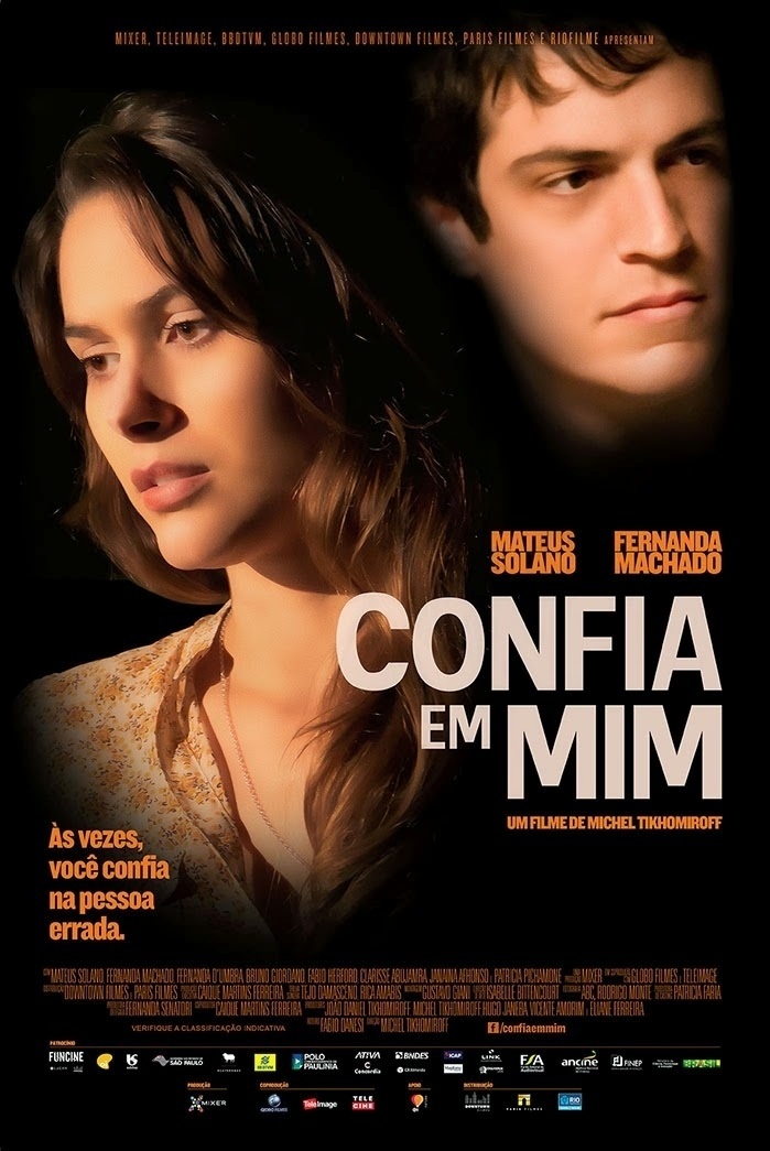 Pôster de "Confia em Mim", com Mateus Solano e Fernanda Machado - Reprodução