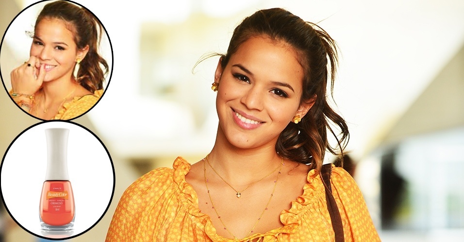 Bruna Marquezine (Luiza) - "Em Família" - esmalte - TV Globo/ Divulgação