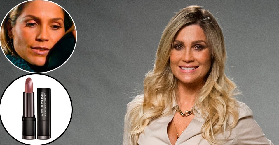 Flavia Alessandra (Heloísa) - "Além do Horizonte" - batom - Globo/ Divulgação
