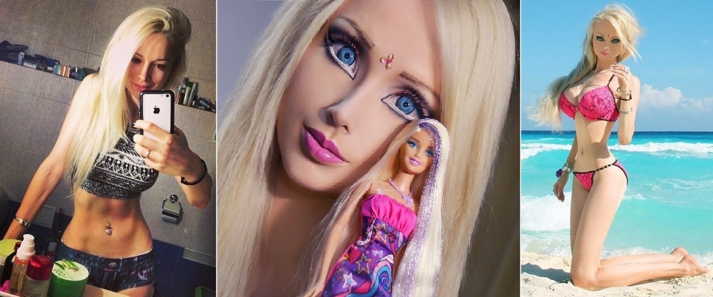 12.abril.2014 - Barbie humana faz selfie sem maquiagem e exibe sua aparência real. A ucraniana Valeria Lukyanova, que ficou famosa pela sua semelhança com a boneca mais popular do mundo, resolveu mostrar como é o seu rosto sem estar caracterizada de Barbie. Na última semana, a modelo colocou uma foto sua de cara lavada em seu perfil oficial no Facebook