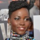 13.abr.2014 - Atriz Lupita Nyong'o durante o Movie Awards, prêmio do canal MTV, em Los Angeles - Getty Images