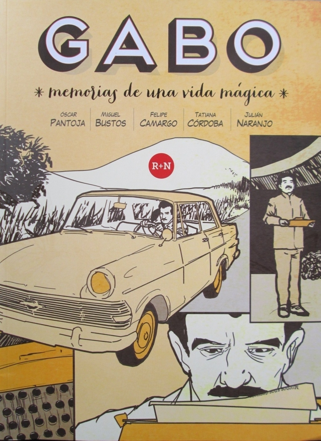 Capa da história em quadrinhos "Gabo - Memórias de uma Vida Mágica", sobre o escritor Gabriel García Márquez - Reprodução