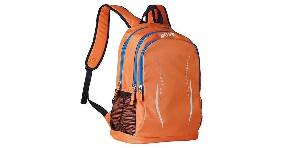 Mochila de tecido emborrachado; R$ 70 na Asics (www.asics.com.br) Preço pesquisado em abril de 2014 e sujeito a alterações - Divulgação