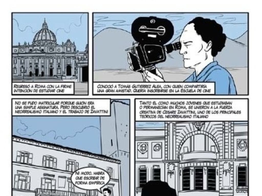 Página da história em quadrinhos "Gabo - Memórias de uma Vida Mágica", sobre o escritor Gabriel García Márquez - Reprodução