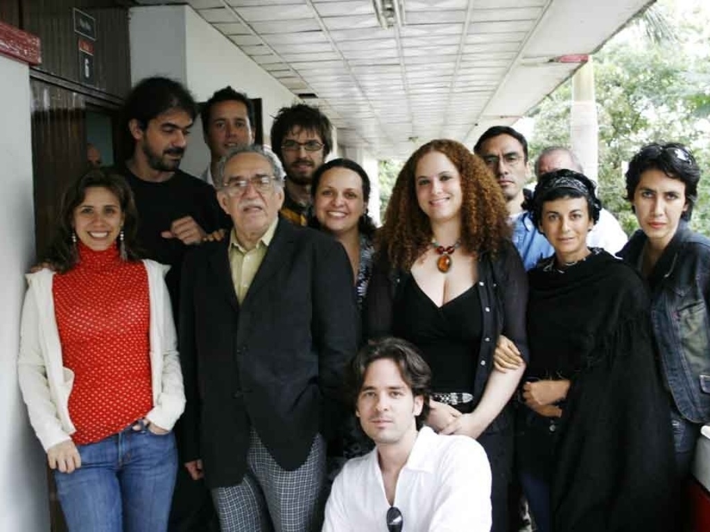 Grupo que participou, em 2006, das oficinas ministradas pelo escritor Gabriel García Márquez entre 1996 e 2006. As aulas aconteciam na Escula de Cine y TV de San Antonio de Los Baños, em Cuba - Arquivo pessoal