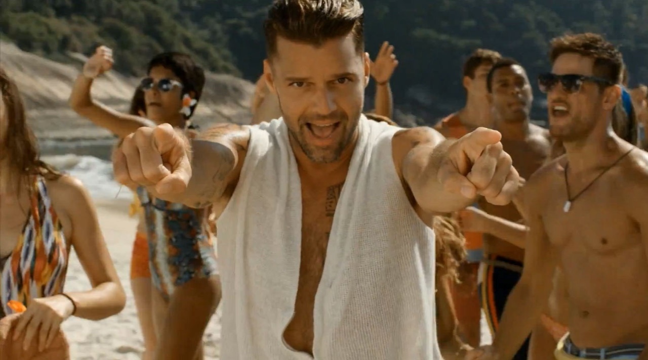 Ricky Martin no clipe de "Vida" - Reprodução