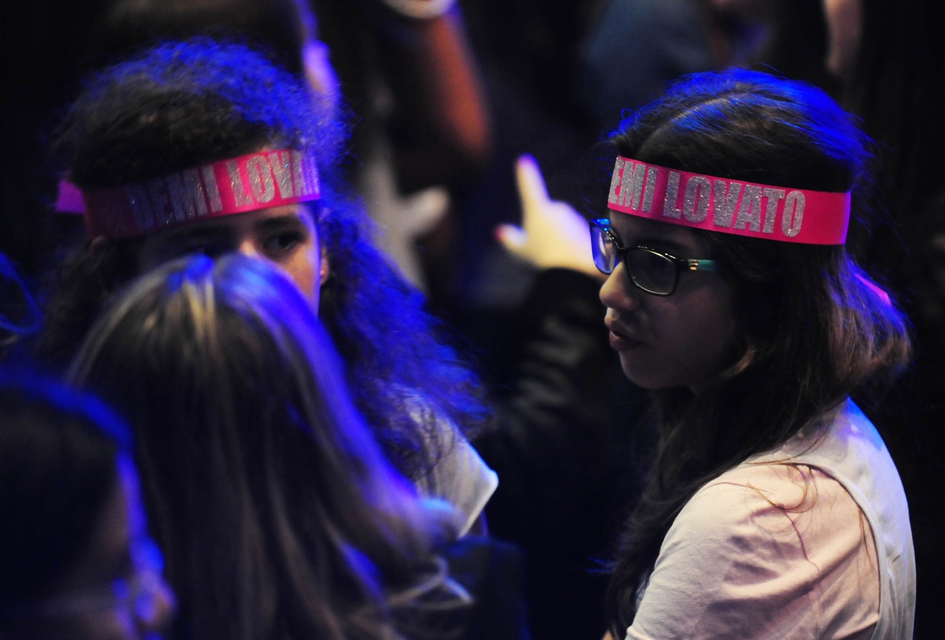 22.abr.2014 - A cantora e atriz americana Demi Lovato se apresenta no Citibank Hall em São Paulo - Junior Lago/UOL