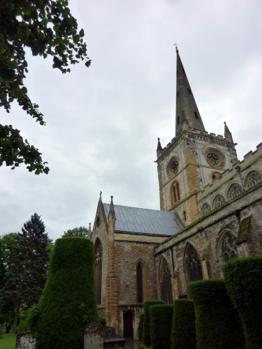A Igreja da Santíssima Trindade, onde está enterrado William Shakespeare