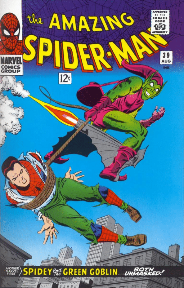 Capa de gibi do Homem-Aranha com Duende Verde - Reprodução