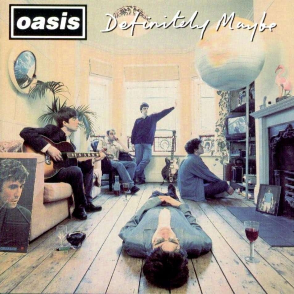 Capa do álbum "Definitely Maybe", do Oasis - Reprodução