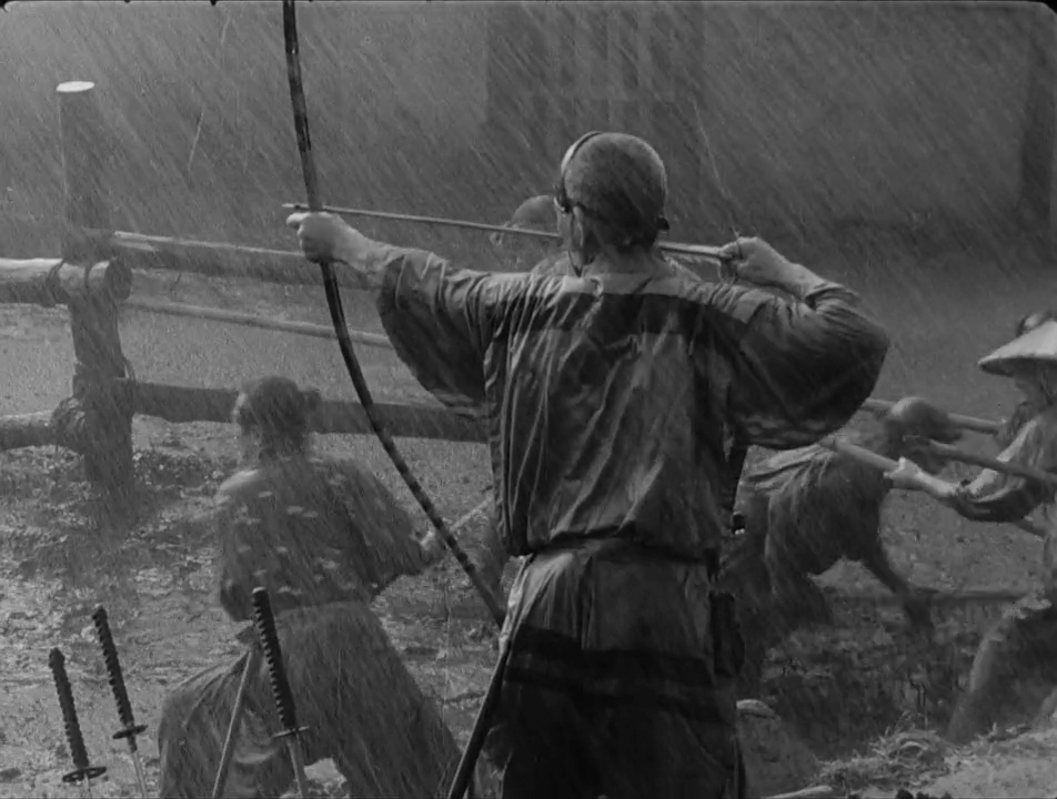 Cena de "Os Sete Samurais" - Divulgação