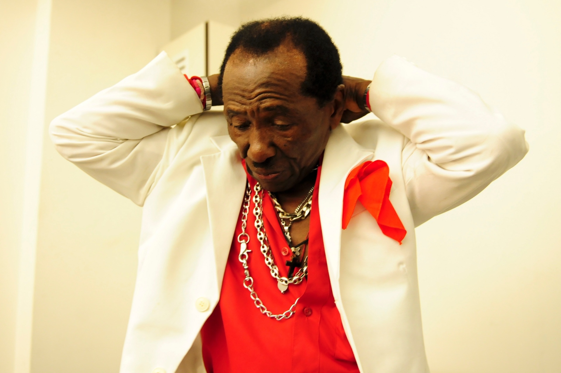 26.abr.2014 - Aos 92 anos, o cantor e compositor baiano Riachão, famoso pelas músicas "Cada Macaco no Seu Galho" e "Vá Morar com o Diabo", ganha reconhecimento tardio em show do disco "Mundão de Ouro" - Junior Lago/UOL