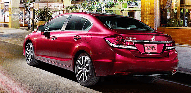 Honda Civic 2014 americano traseira - Divulgação - Divulgação