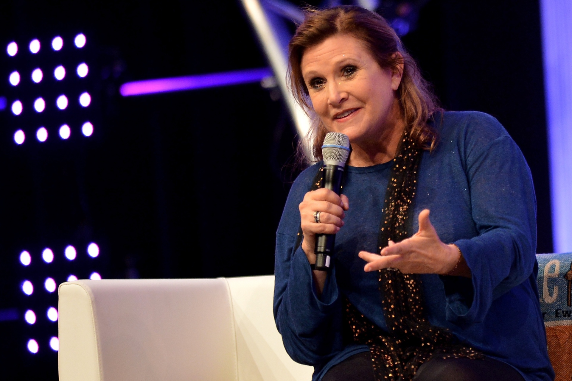 A atriz Carrie Fisher - Getty Images