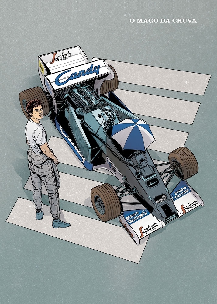 Imagem da HQ "Ayrton Senna: A Trajetória de um Mito" (editora Nemo) - Divulgação