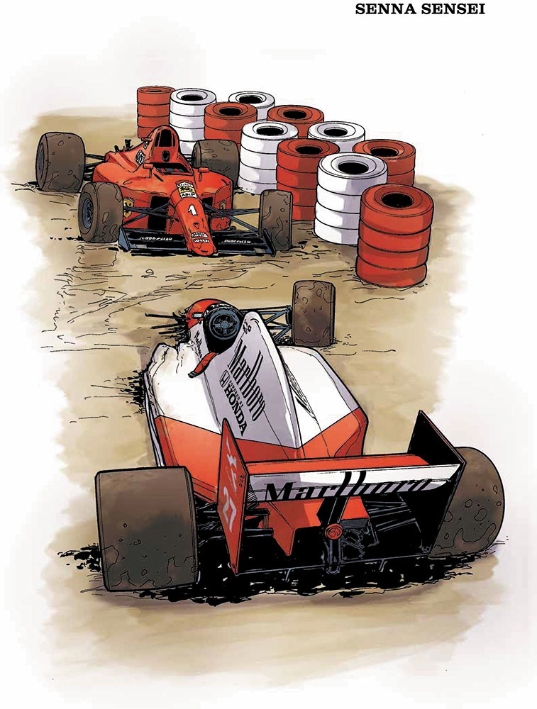 Imagem da HQ "Ayrton Senna: A Trajetória de um Mito" (editora Nemo) - Divulgação