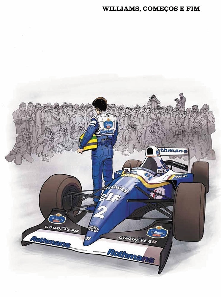 Imagem da HQ "Ayrton Senna: A Trajetória de um Mito" (editora Nemo) - Divulgação