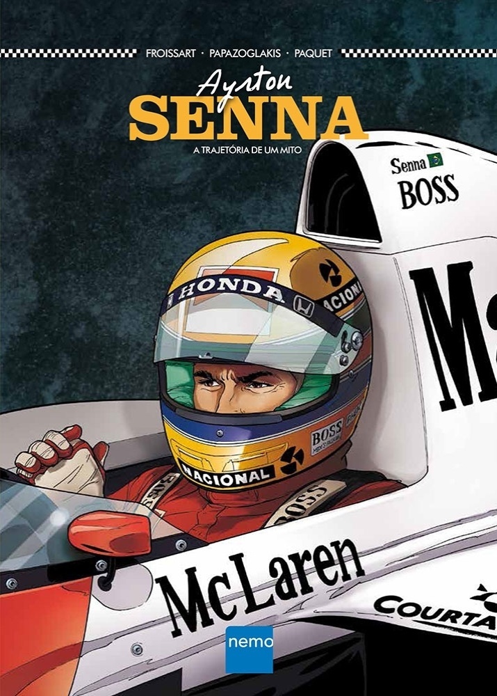 Imagem da HQ "Ayrton Senna: A Trajetória de um Mito" (editora Nemo) - Divulgação