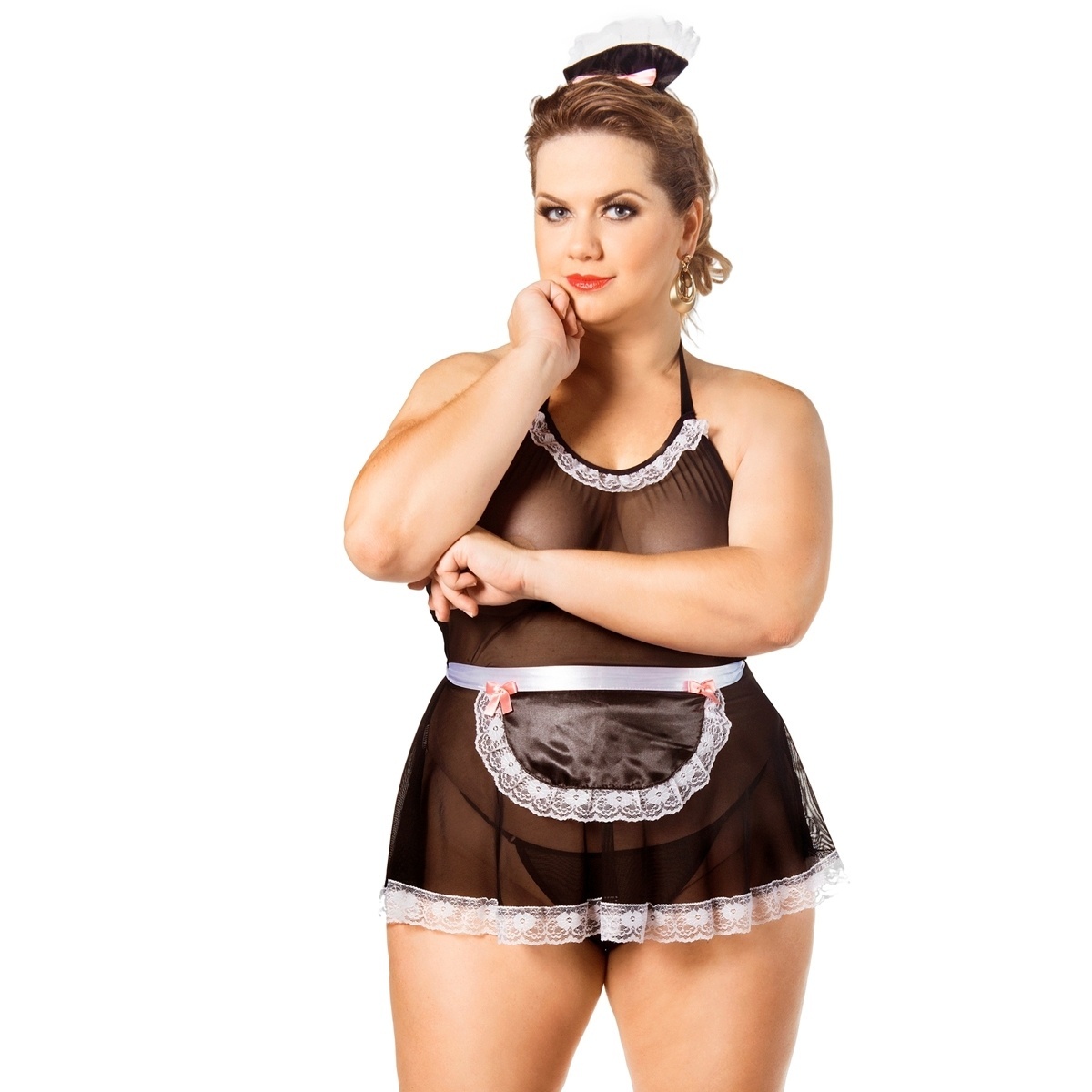 Fantasia Empregada acompanha vestido, tanga e adorno para o cabelo. Disponível nos tamanhos 46 e 48. Da marca Hot Flowers. Pode ser encontrado no site da loja Miess (www.miess.com.br). R$ 47,99. Preço consultado em maio de 2014 e sujeito a alterações - Divulgação