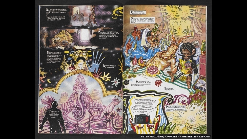 A Biblioteca Britânica aconselha que os visitantes tenham mais de 16 anos de idade por causa "da natureza explícita de alguns exemplares" em exibição - The British Library