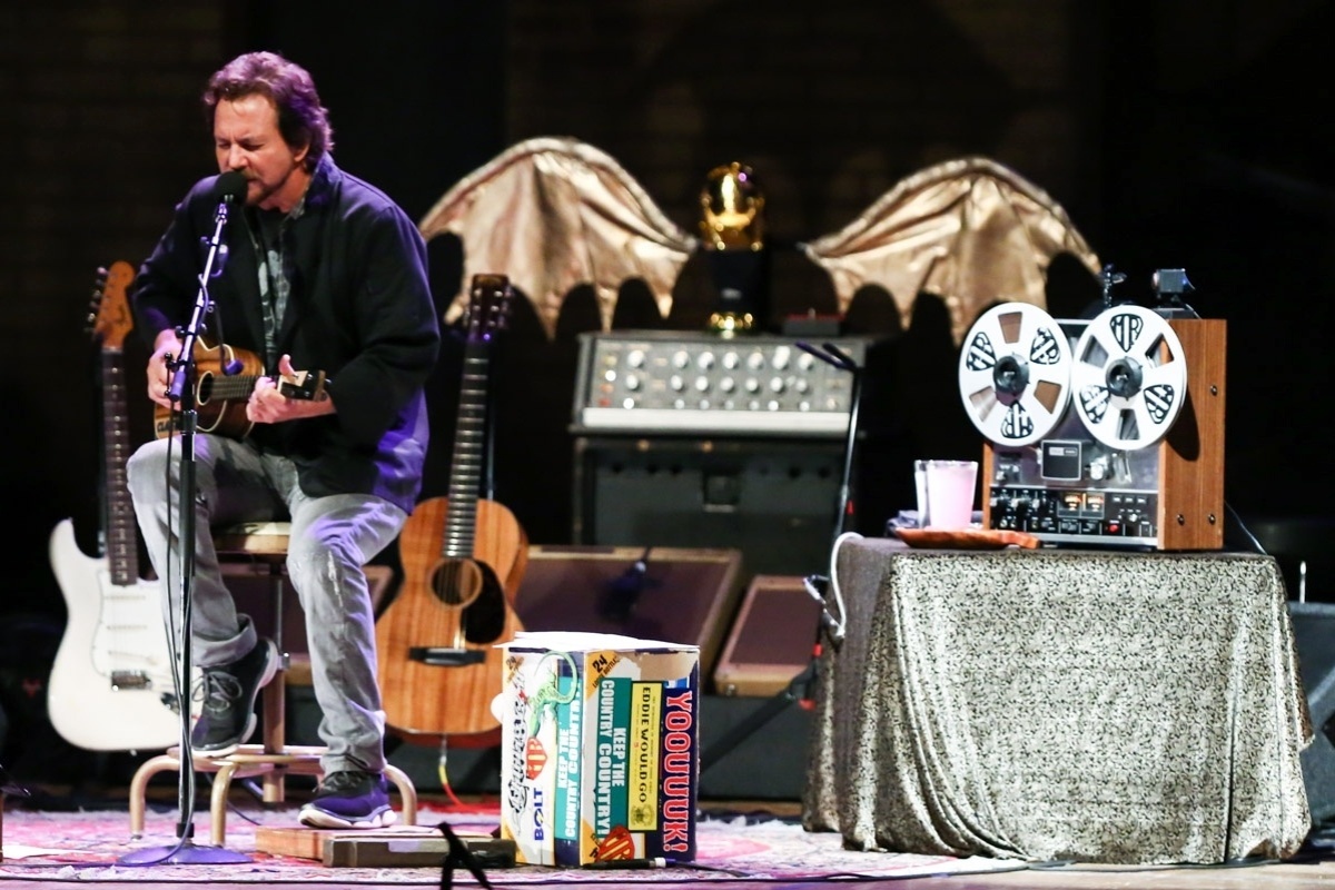 6.mai.2014 - Eddie Vedder faz primeiro show da turnê brasileira em São Paulo - Roberta Moreira