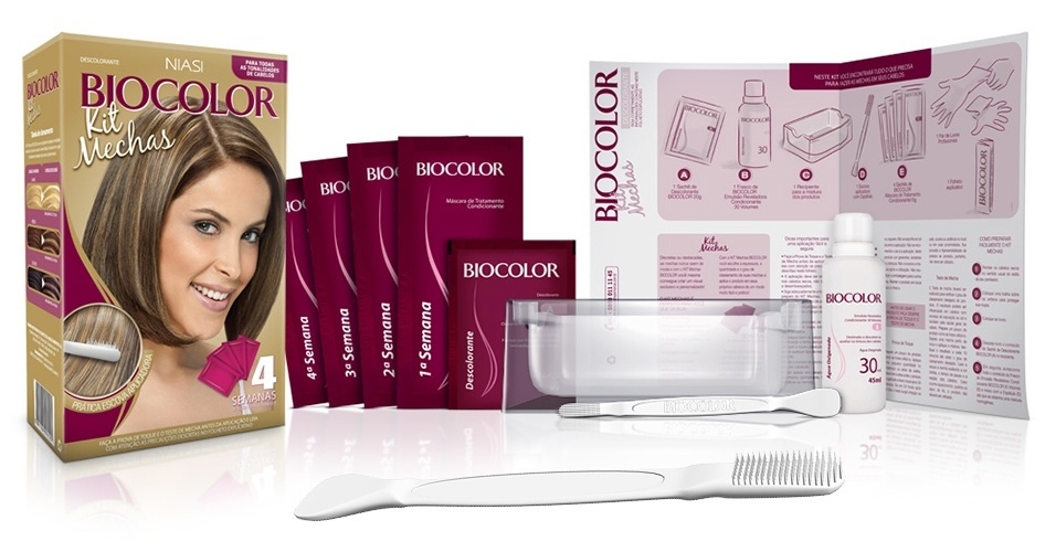 Kit mechas, da Biocolor - Divulgação