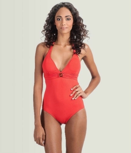 Maiô com bojo laranja - Divulgação