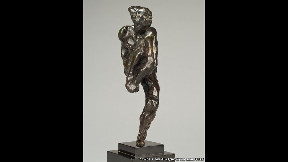 O bailarino Vaslav Nijinsky, famoso mundialmente por ter inserido o balé na modernidade, também foi inspiração para o trabalho de Rodin na obra "Nijinsky" - Bowman sculpture/Cawdell Douglas