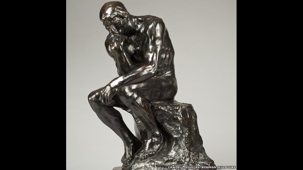 Rodin fazia várias versões de algumas esculturas e "O Pensador" é uma das obras que ganharam diferentes edições. Este é um dos trabalhos mais famosos do francês e esta escultura, em particular, nunca tinha sido exibida no Reino Unido - Bowman sculpture/Cawdell Douglas