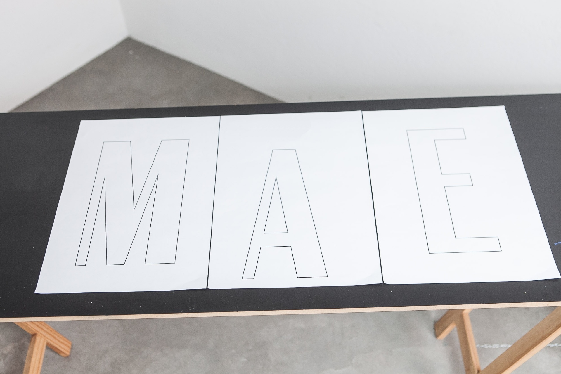 O primeiro passo é escolher as letras para compor a palavra MÃE ou o nome de sua mãe - Rodrigo Capote/UOL