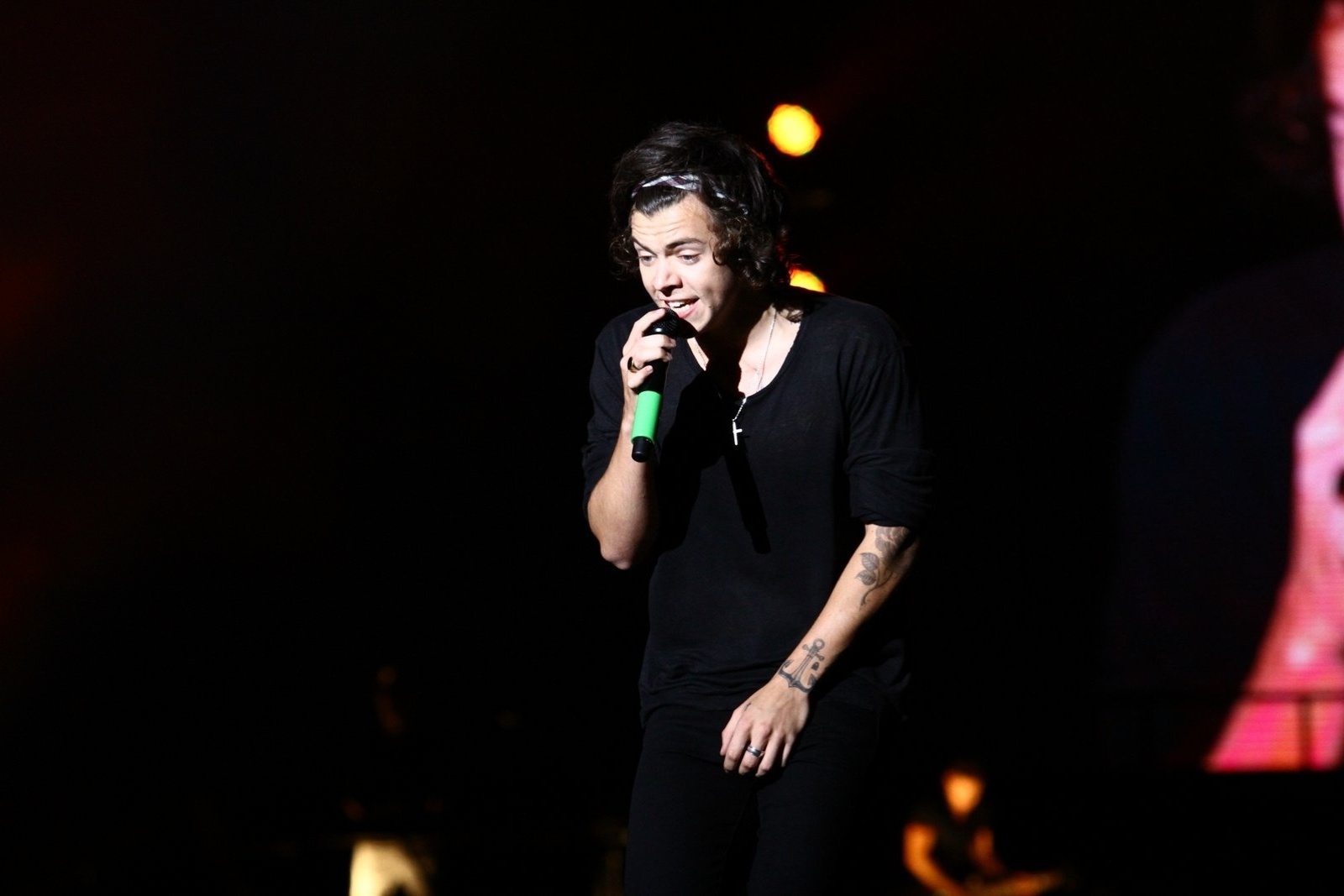 8.mai.2014 - Banda One Direction faz o primeiro show de sua carreira no Brasil, no Parque dos Atletas, no Rio - Raphel Mesquita/Foto Rio News