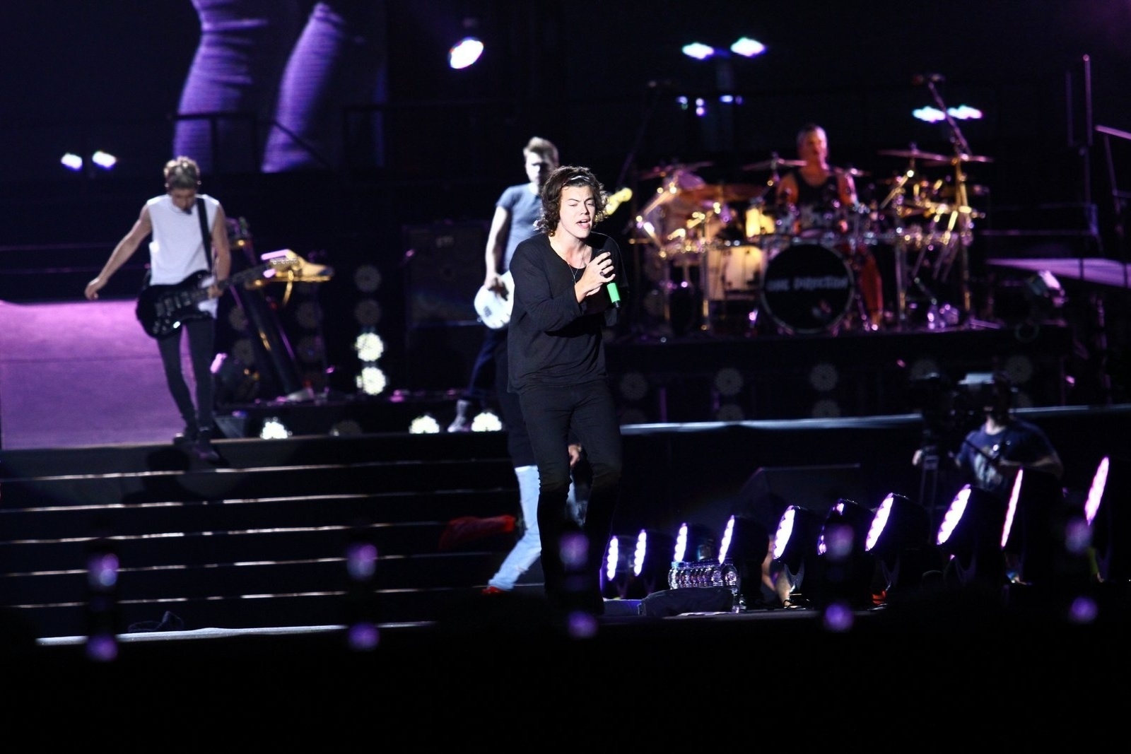 8.mai.2014 - Banda One Direction faz o primeiro show de sua carreira no Brasil, no Parque dos Atletas, no Rio - Raphel Mesquita/Foto Rio News