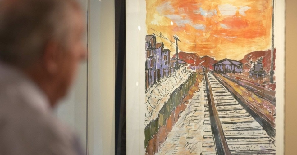Mostra "Drawn Blank Series" com pinturas de Bob Dylan - Stan Honda/AFP Photo