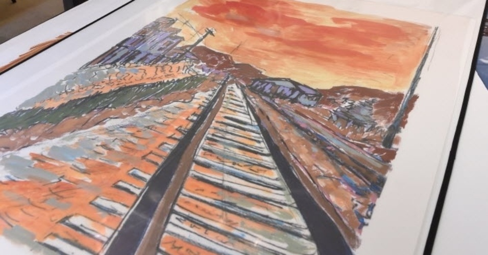 Mostra "Drawn Blank Series" com pinturas de Bob Dylan - Stan Honda/AFP Photo