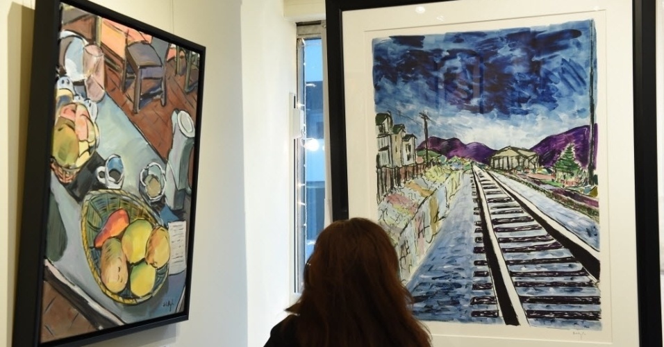 Mostra "Drawn Blank Series" com pinturas de Bob Dylan - Stan Honda/AFP Photo