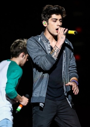 Zayn Malik canta no primeiro show do One Direction em São Paulo, em 2014 - Manuela Scarpa/Photo Rio News