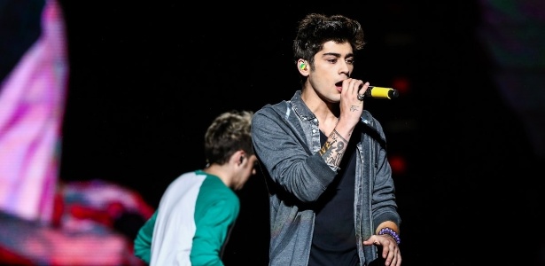 Zayn Malik ainda como membro da boyband One Direction durante show em maio de 2014, em São Paulo - Manuela Scarpa/Photo Rio News
