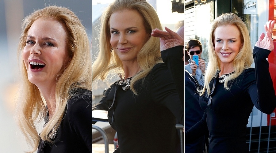 13.mai.2014 - Nicole Kidman chamou atenção ao chegar para o evento de abertura da 67ª edição do Festival de Cannes, na França
