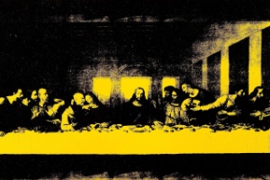 14.mai.2014 - Reprodução distribuída pela casa de leilões Bukowski Comtemporary mostra a pintura "A Última Ceia", de Andy Warhol - Bukowski Contemporary/AFP Photo