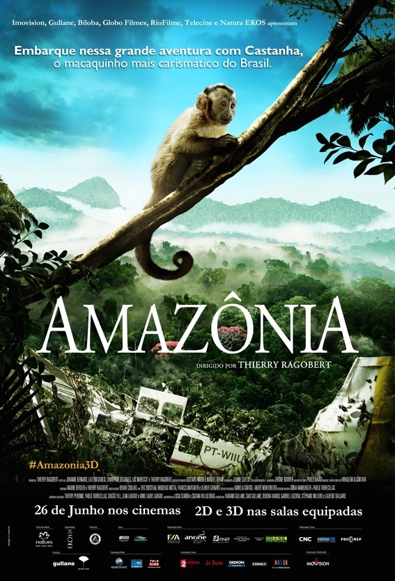 Pôster em português do filme "Amazônia" - Reprodução