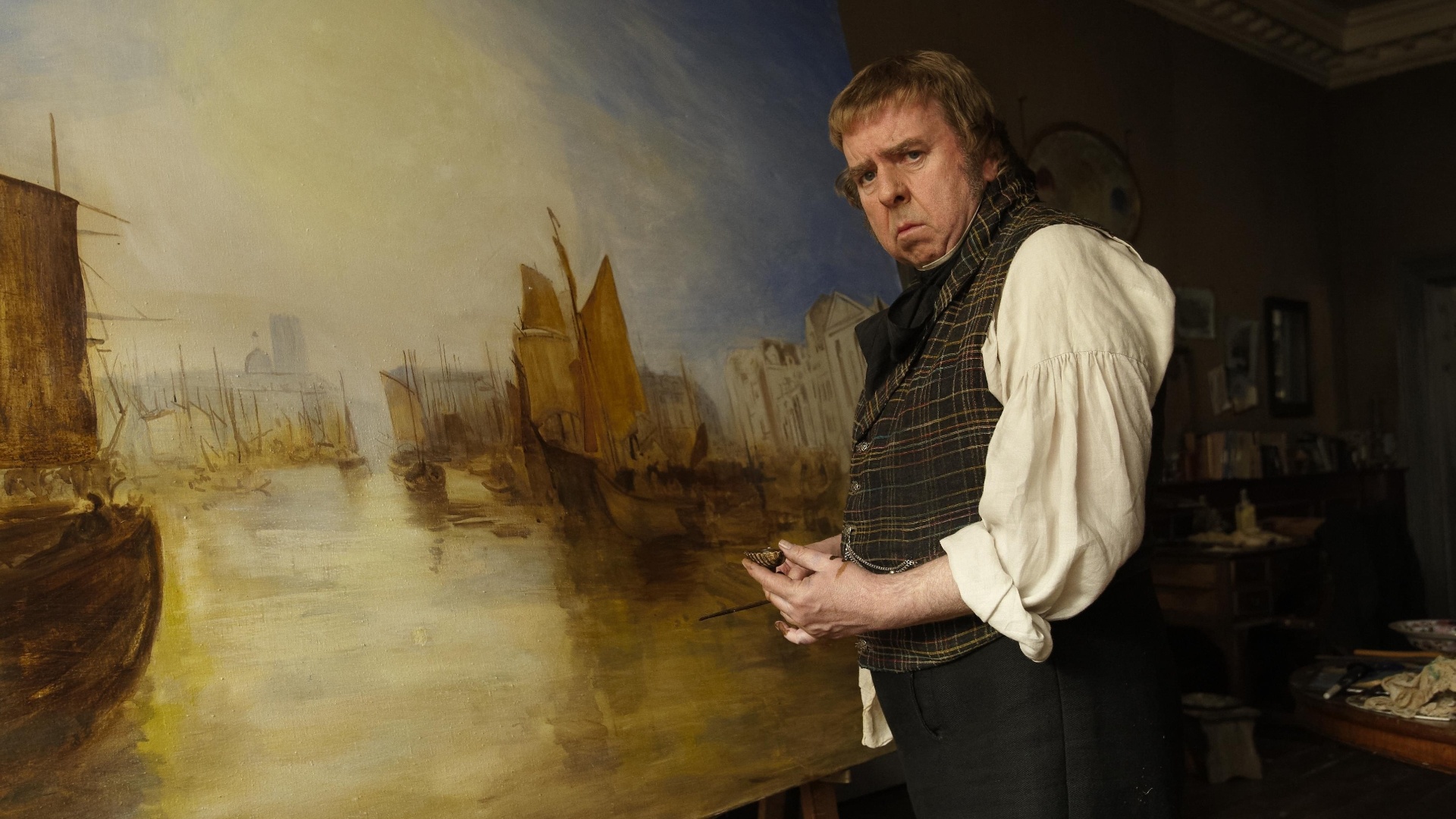 Cena de "Mr. Turner", de Mike Leigh - Divulgação