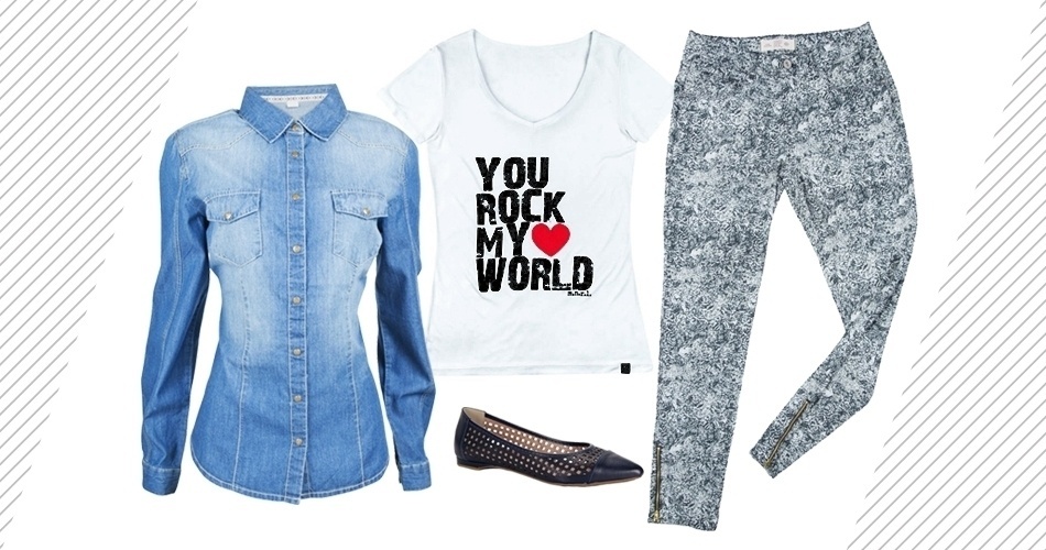 Montagem até R$ 250 camisa jeans - Divulgação/Fotomontagem Didi Cunha/UOL