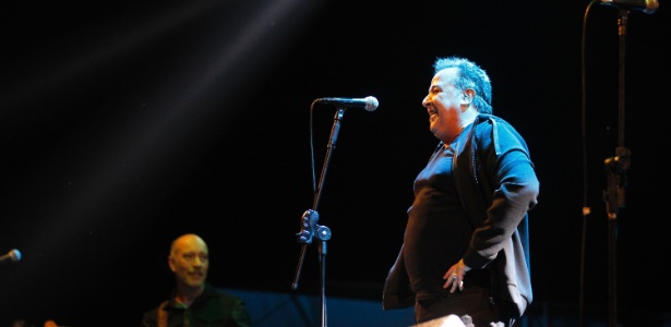 17.mai.2014 - Edgard Scandurra e Nasi durante show que marca a volta do Ira! após sete anos - Reinaldo Canato/UOL - Reinaldo Canato/UOL