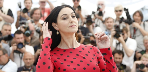 Monica Bellucci na sessão de fotos do filme "Le Meraviglie" na 67ª edição do Festival de Cannes