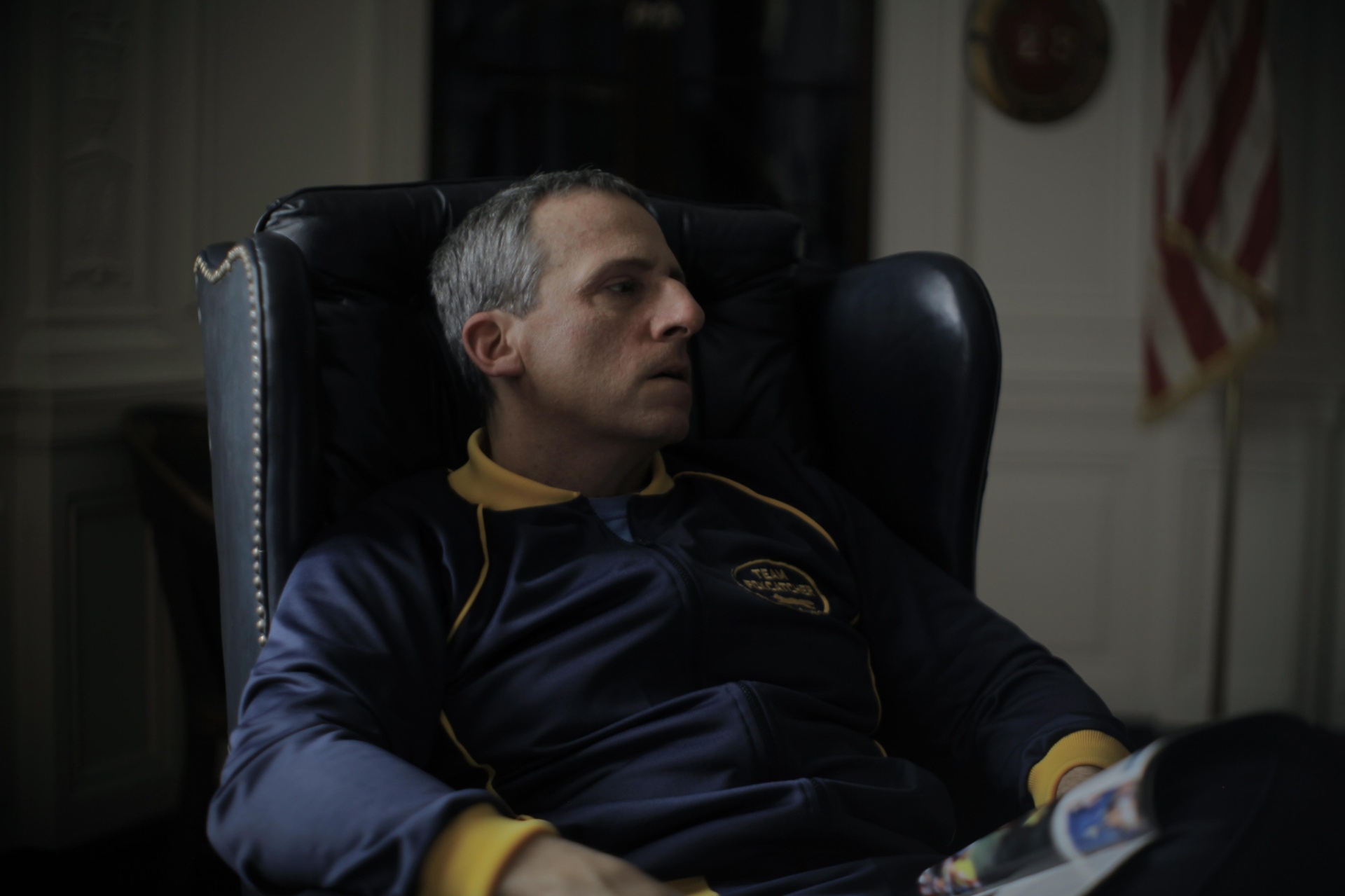 Steve Carell em cena de "Foxcatcher", de Bennett Miller - Divulgação
